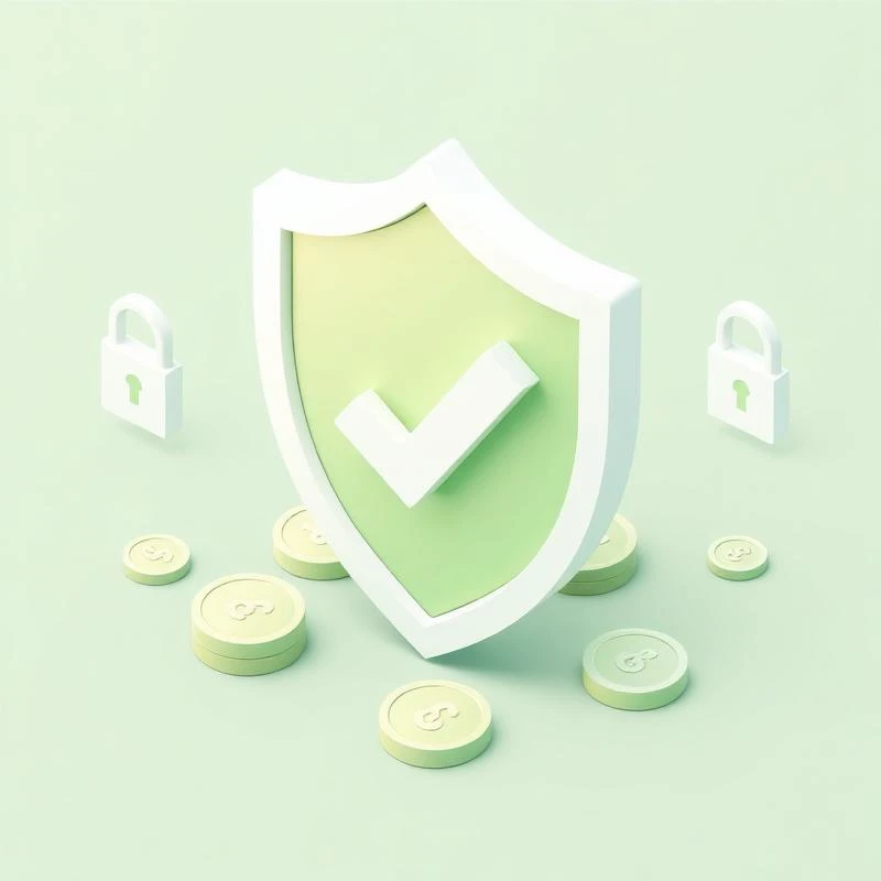 Turvallisuutta kuvaava kilpi-ikoni